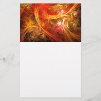 Papelaria Carta de Arte de Abstrato do Firestorm