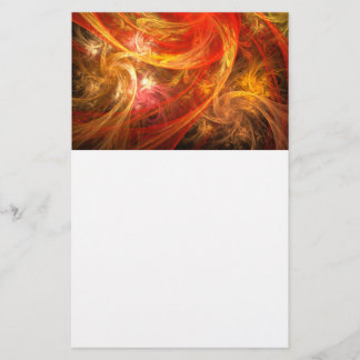Papelaria Carta de Arte do Firestorm Nova Abstrato
