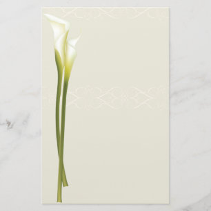 Papelaria Carta de Calla Lily