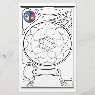 Papelaria Carta de Coração Chakra