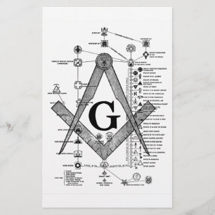 Papelaria Carta de graus maçónicos