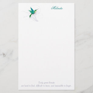Papelaria Carta de Hummingbird