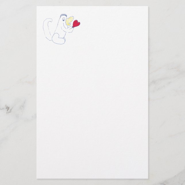 Papelaria Carta de Inseto de Amor (Frente)