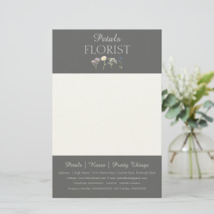 Papelaria Carta de Marcas de Negócios de Florista Boutique M