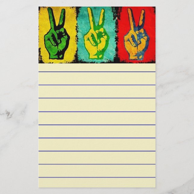 Papelaria Carta de Paz (Verso)