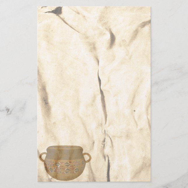 Papelaria Carta de Potência Hopi Pueblo (Frente)