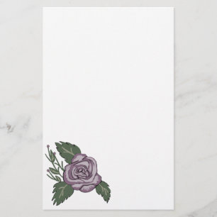 Papelaria Carta de Rosa Mauve