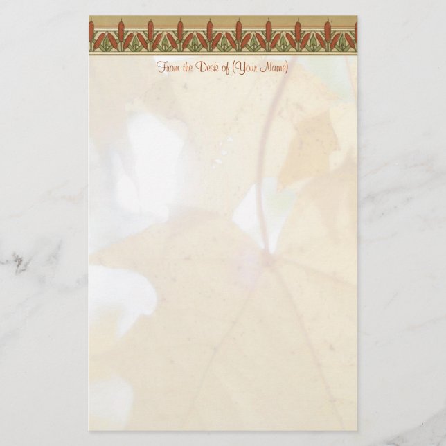 Papelaria Carta de Summer Wane (Frente)