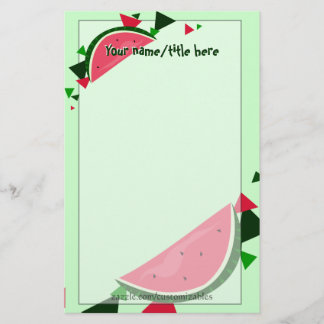 Papelaria Carta de Watermelon