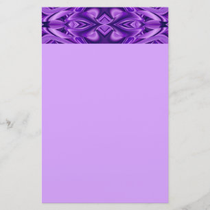 Papelaria Carta dos Sonhos do Arco-Íris de Flor Roxo