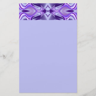 Papelaria Carta dos Sonhos do Arco-Íris de Flor Roxo
