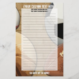 Papelaria Carta Esportiva Personalizada