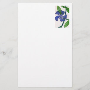 Papelaria Carta Floral "Vinca Vine"