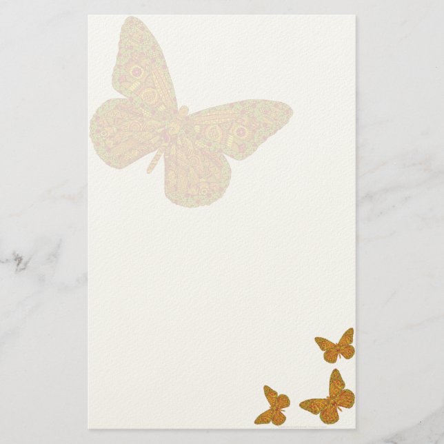 Papelaria Carta Monarca Indiana (Frente)