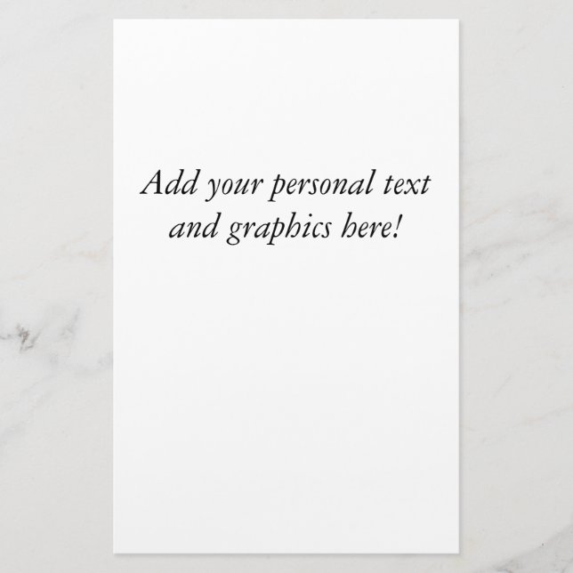 Papelaria Carta Personalizada de Artigos de Casamento (Frente)