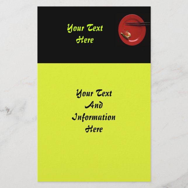 Papelaria Carta Sushi (Frente)