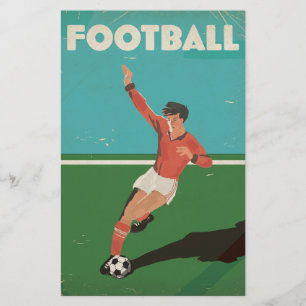 Papelaria Cartaz de Futebol Antigo