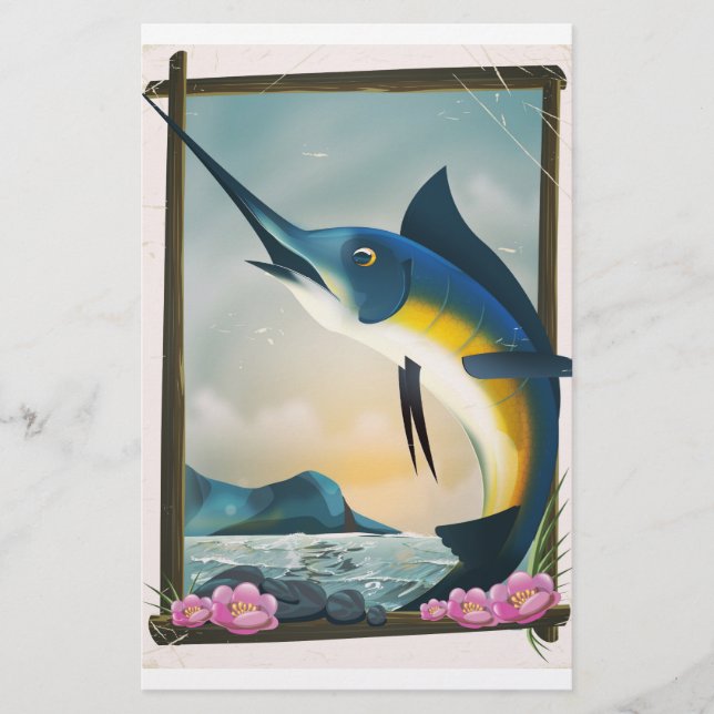 Papelaria Cartaz de pesca (Frente)
