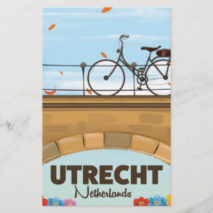 Papelaria Cartaz holandês das férias de Utrecht