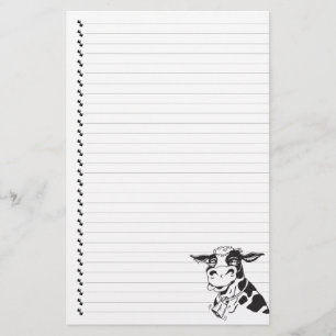 Papelaria Cartoon bobo Vaca Látea Linhagem De Animais De Com