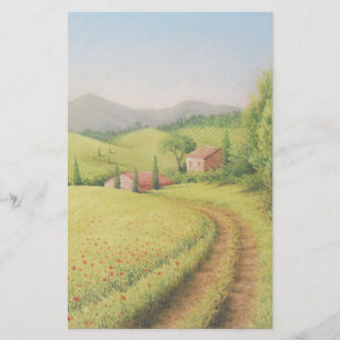 Papelaria Casa da quinta de Tuscan, Italia em artigos de