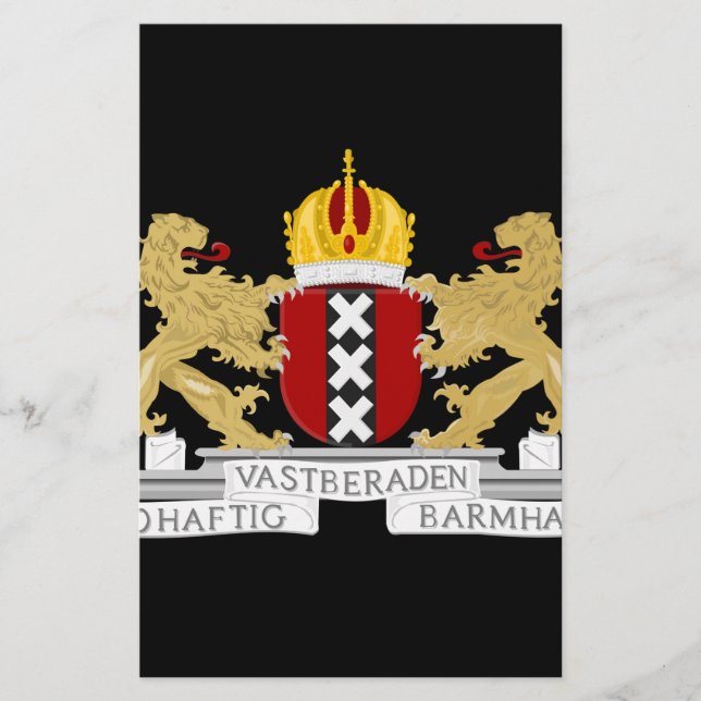 Papelaria Casaco de armas de Amesterdã (Frente)