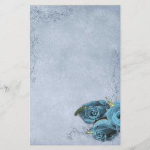 Papelaria Casamento Azul em Cascata Vintage