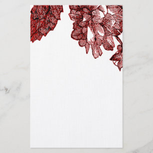 Papelaria Casamento Moderno Ranunculus Rosa Burgundy