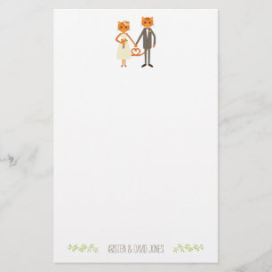Papelaria Casamento Personalizado De Gatos Da Floresta Whims