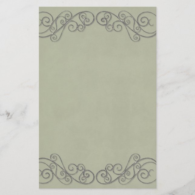 Papelaria Casamento Verde Clássico (Frente)