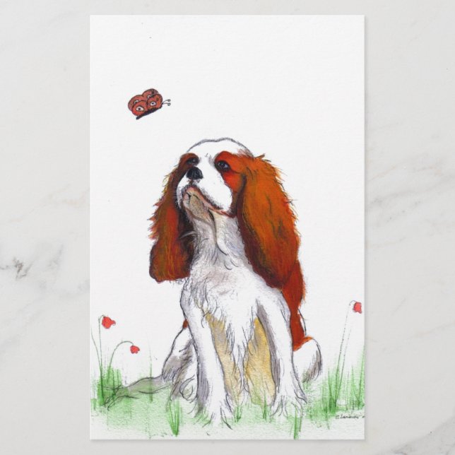 Papelaria Cavalier King Charles Spaniel CKC (Frente)