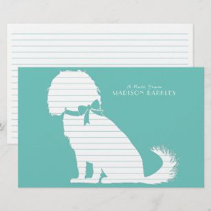 Papelaria Cavalier King Charles Spaniel Dog Puppy