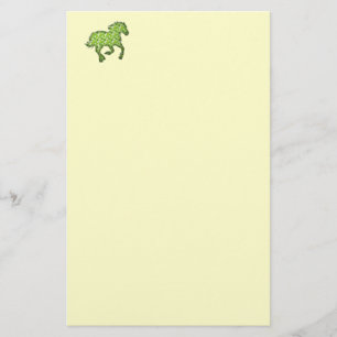 Papelaria cavalo verde