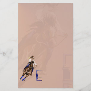 Papelaria Cavalos Rock2 stationery_vertical.v2. do tambor