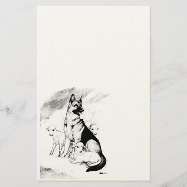 Papelaria Céu do cão, o rebanho do mestre (Frente)