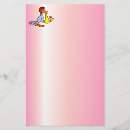 Papelaria Chegada recém-nascida do bebé - uma entrega da