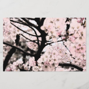 Papelaria Cherry Blossom - Papel de Artesanato editado