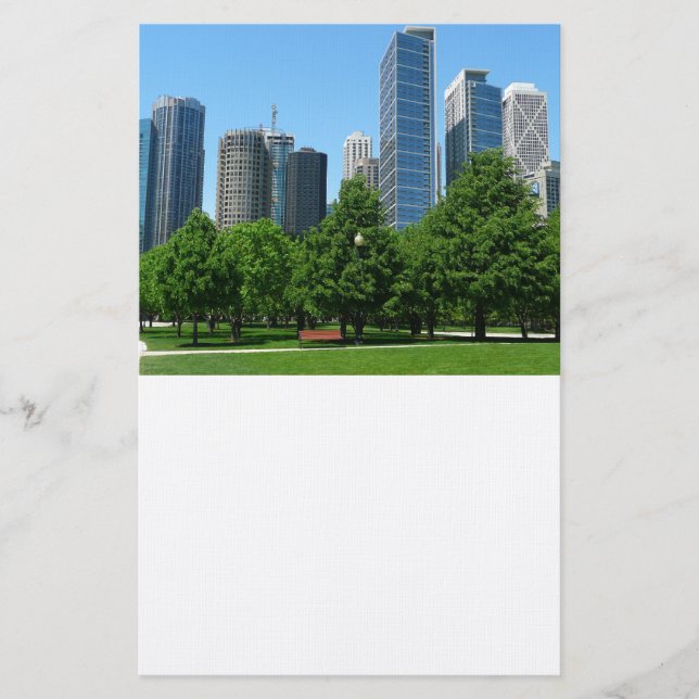 Papelaria Chicago Illinois Windy City Park (Frente)