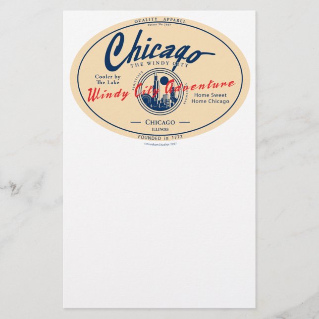 Papelaria Chicago Windy City (Frente)