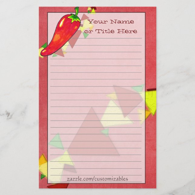 Papelaria Chili Pepper (Frente)
