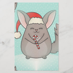 Papelaria chinchillas de natal