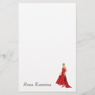 Papelaria Chique da ilustração da forma do vestido do