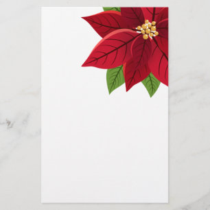 Papelaria Christmas Poinsettia