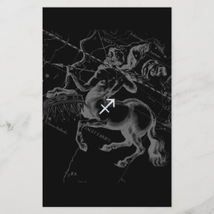 Papelaria Chrome Sagittarius Símbolo Zodiac Hevelius cerca d