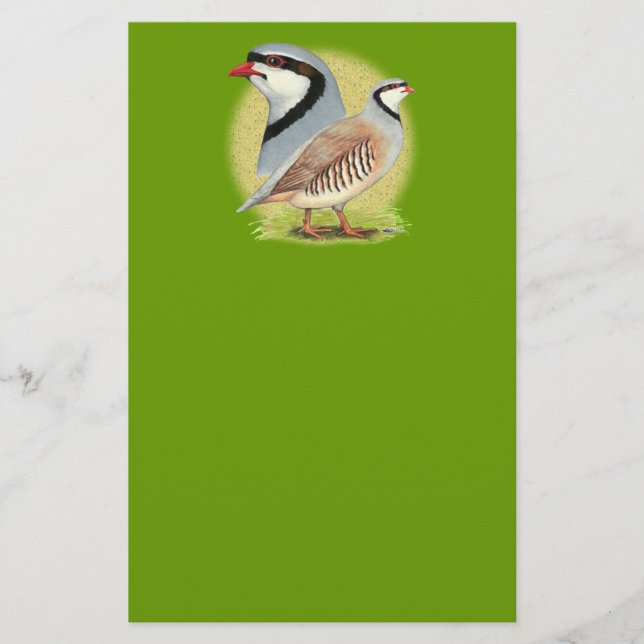 Papelaria Chukar Partridge Combo (Frente)