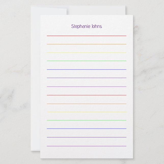 Papelaria Chuva de Noivas com Monograma de Nome Personalizad (Frente)