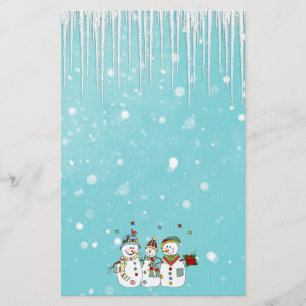 Papelaria Ciclos de Gelo e Snowmen