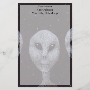 Papelaria Cinza alienígena