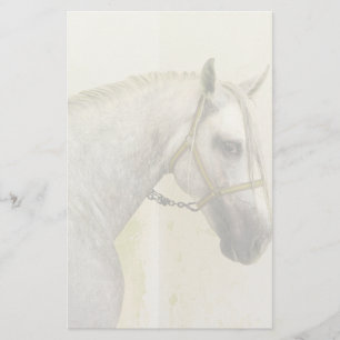 Papelaria Cinza de ananás Cavalo Andaluz
