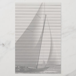 Papelaria Cinza De Uma Barba De Velas Com Linhas